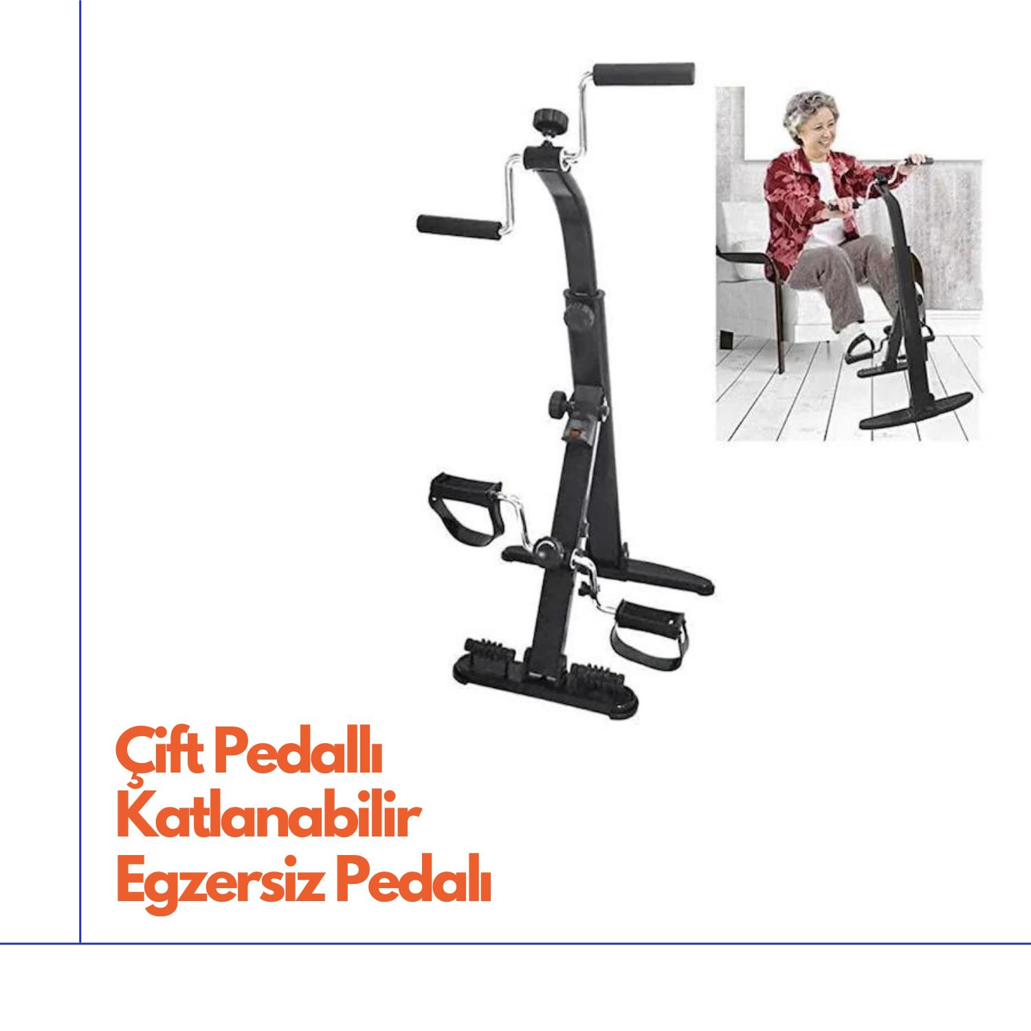 Çift Pedallı Katlanabilir Egzersiz Pedalı