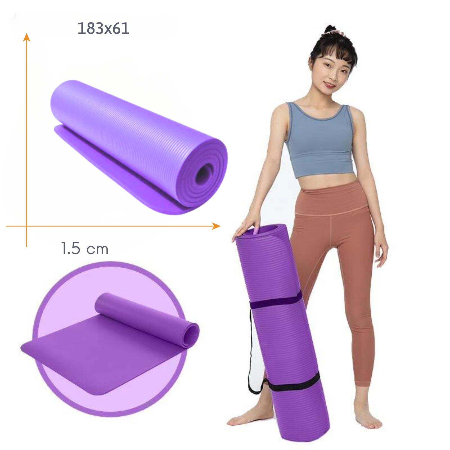 Pilates Matı 183x61x1.5 cm