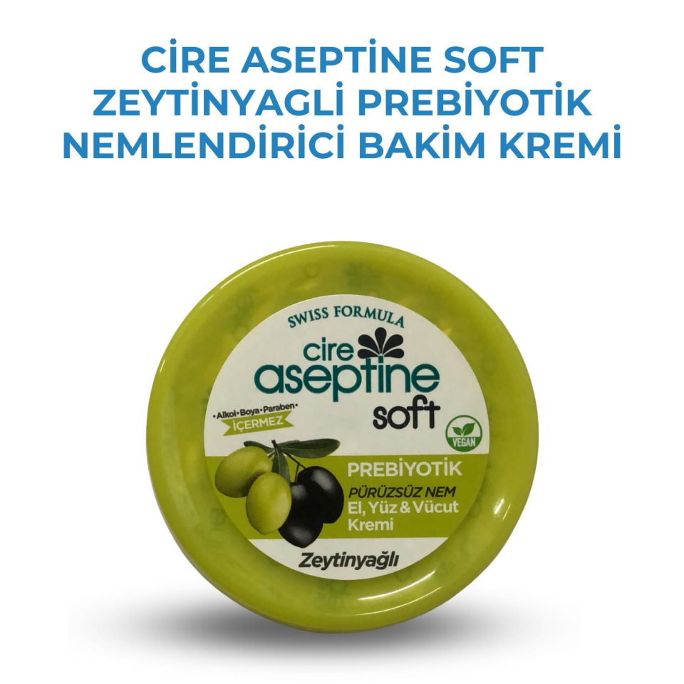 Cire Aseptine Soft Zeytinyagli Prebiyotik Nemlendirici Bakim Kremi