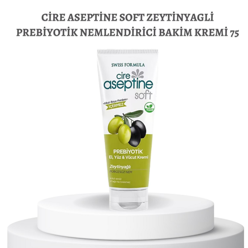 Cire Aseptine Soft Zeytinyagli Prebiyotik Nemlendirici Bakim Kremi 75