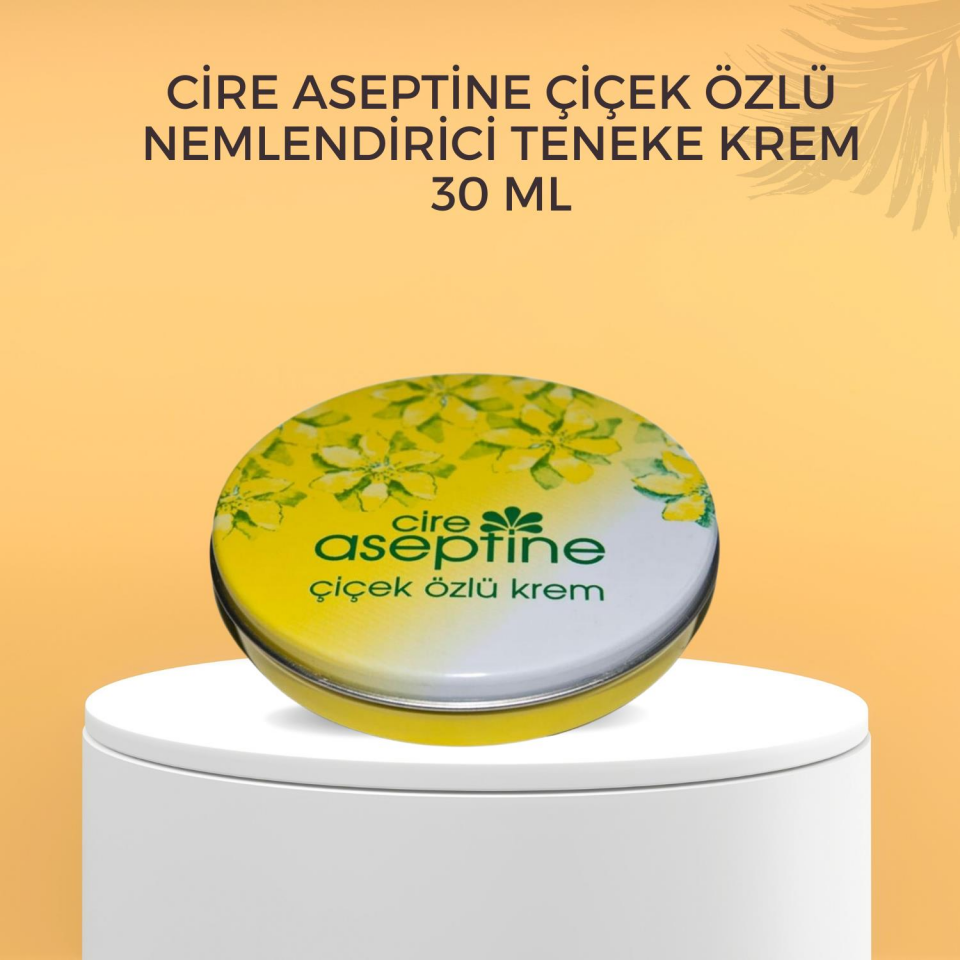 Cire Aseptine Çiçek Özlü Nemlendirici Teneke Krem 30 ml