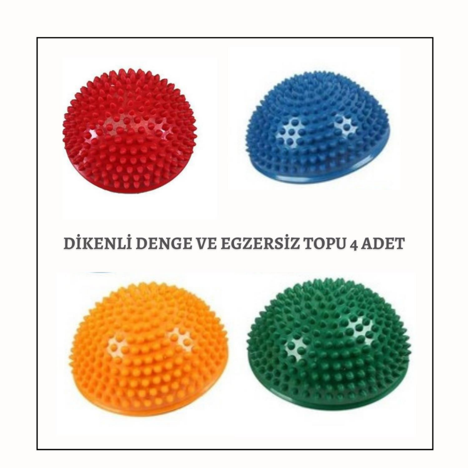 Dikenli Denge Ve Egzersiz Topu 4 Adet