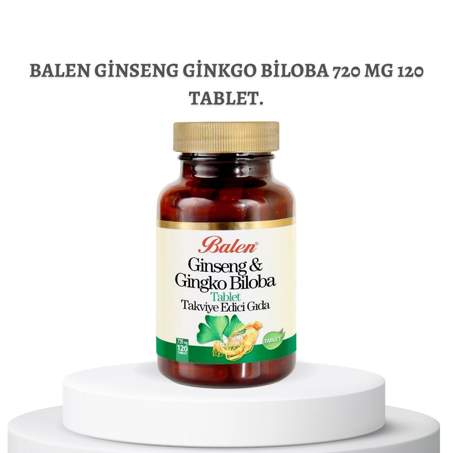 Balen Ginseng Ginkgo Biloba 720 mg 120 Tablet