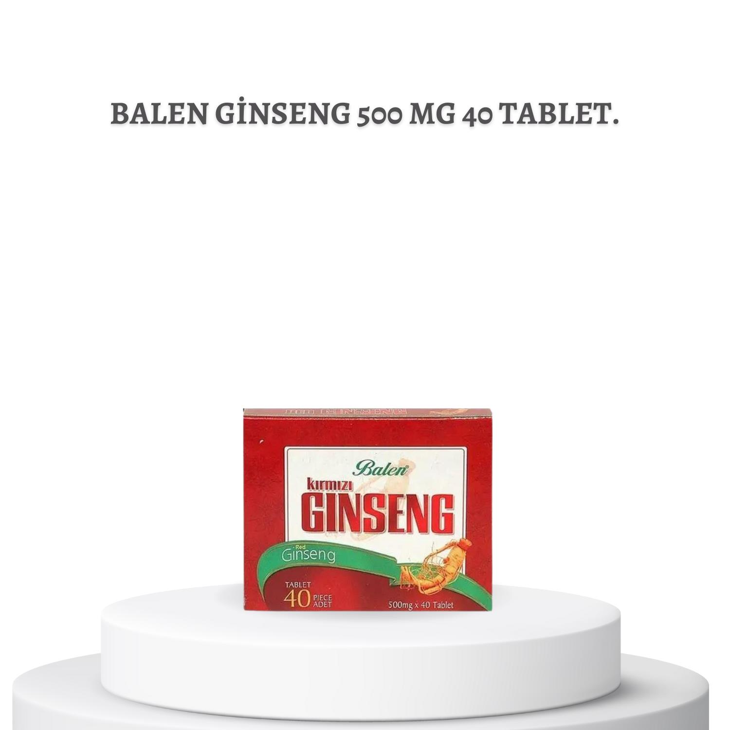 Balen Ginseng 500 mg 40 Tablet