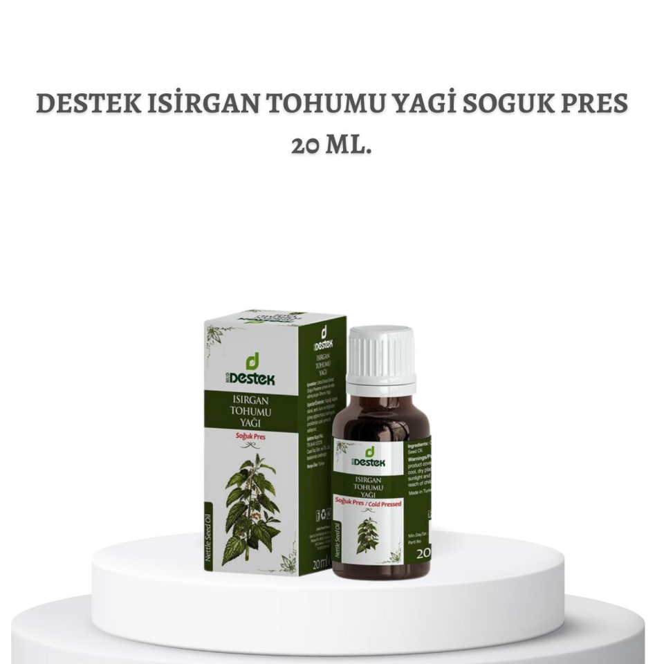 Destek Isirgan Tohumu Yagi Soguk Pres 20 ml