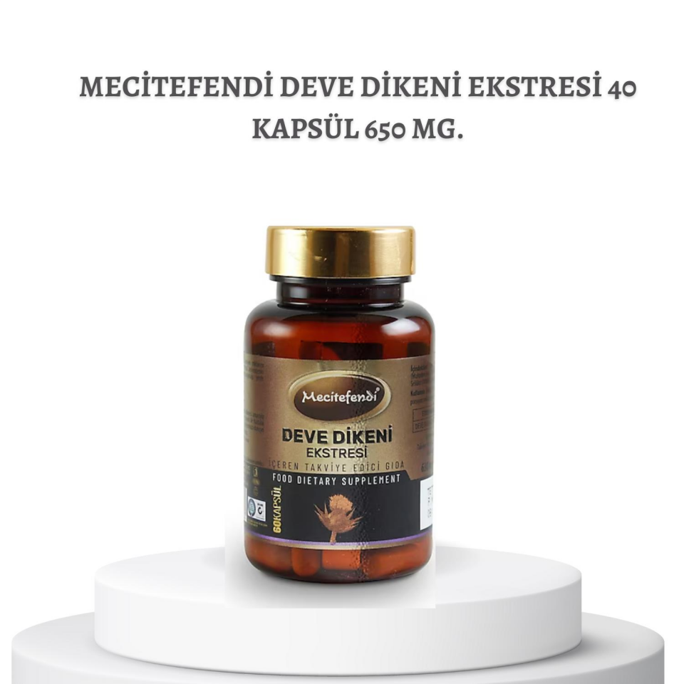 Mecitefendi Deve Dikeni Ekstresi 40 Kapsül 650 Mg