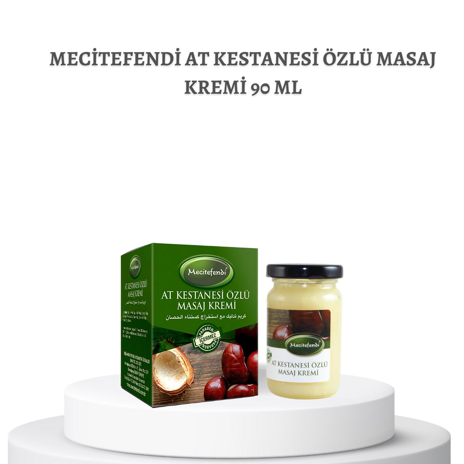 Mecitefendi At Kestanesi Özlü Masaj Kremi 90 Ml