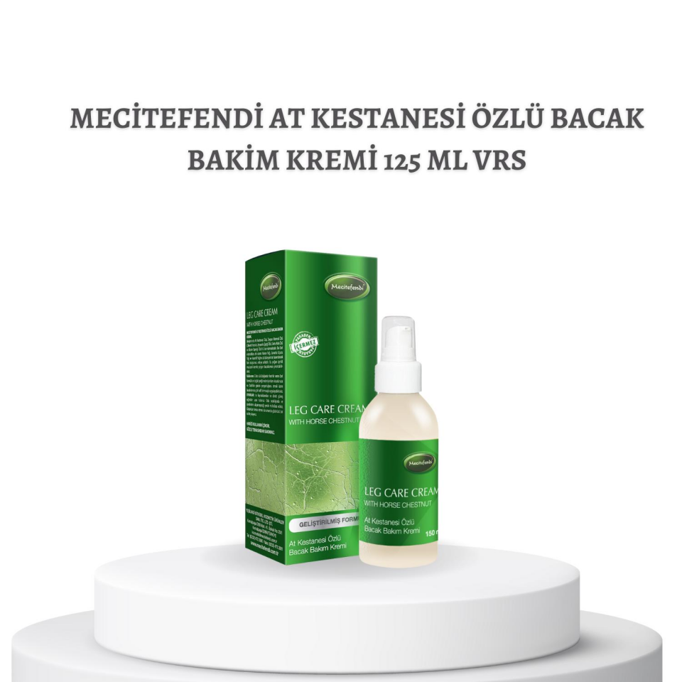 Mecitefendi At kestanesi Özlü Bacak Bakim Kremi 125 Ml Vrs