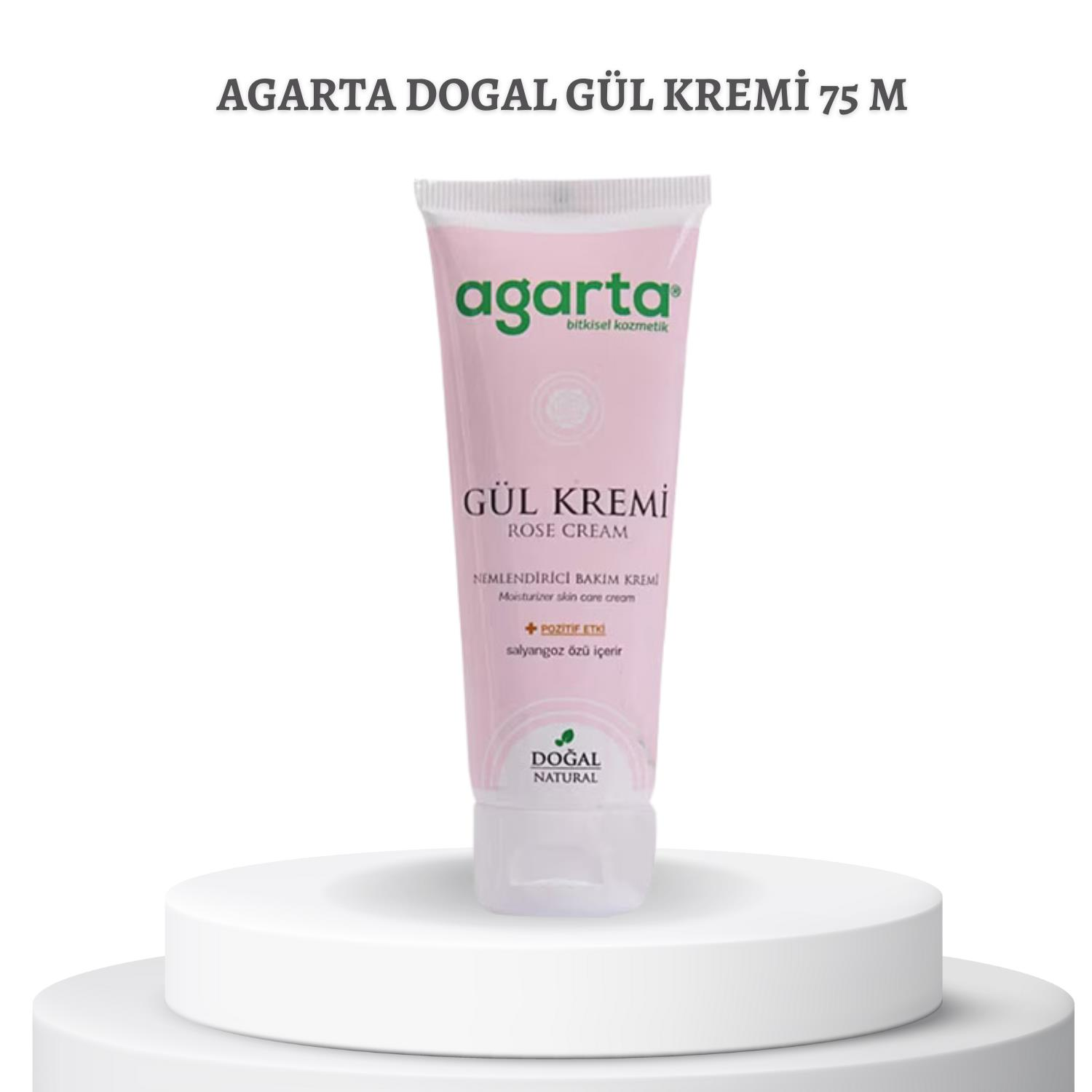 Agarta Dogal Gül Kremi 75 m